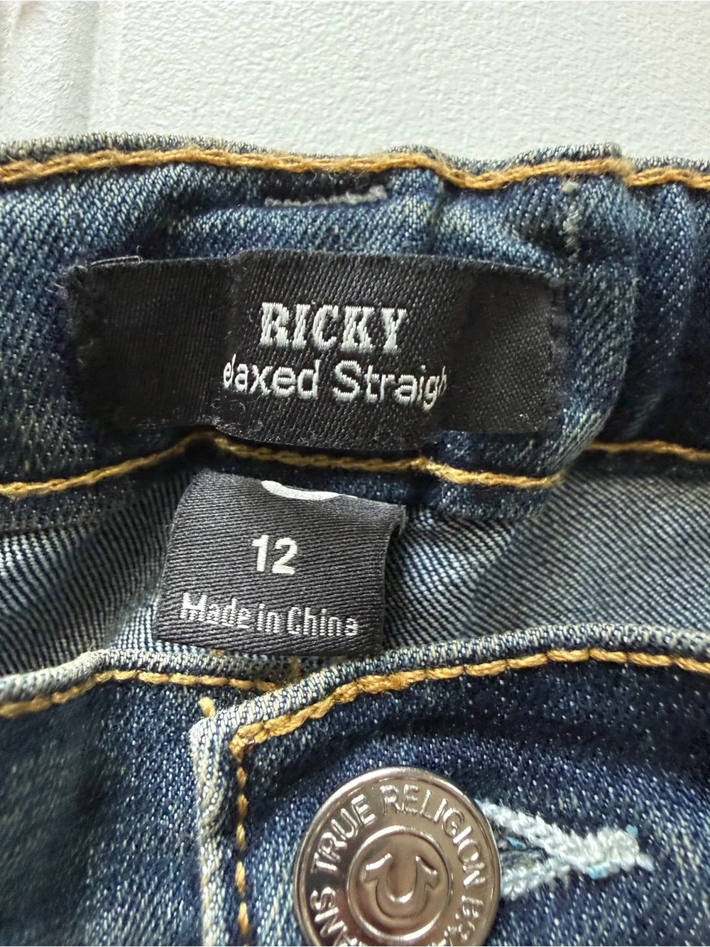 True Religion Ricky Shorts Sz 12 World Tour Relaxed Straight Boys Shorts NEW